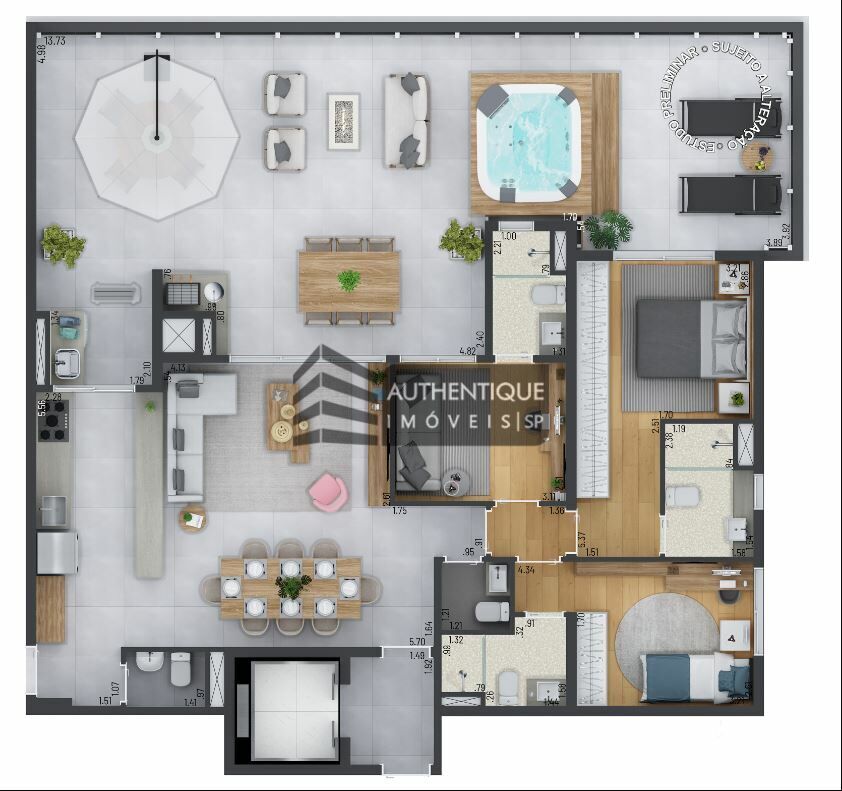 Apartamento à venda com 3 quartos, 167m² - Foto 38