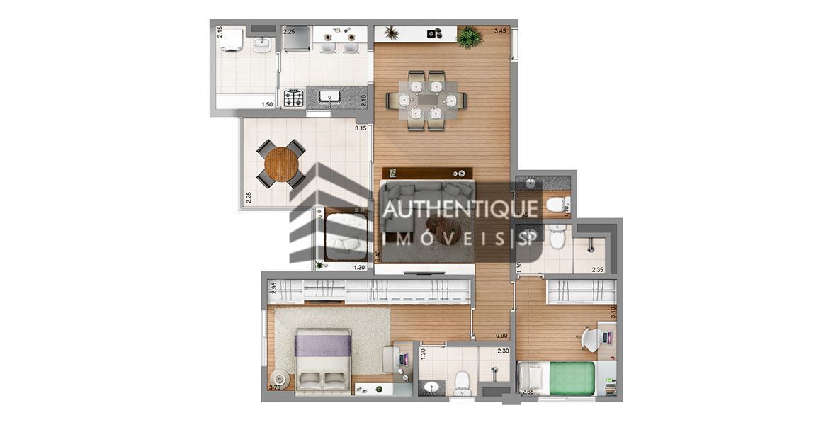 Apartamento à venda com 2 quartos, 111m² - Foto 37