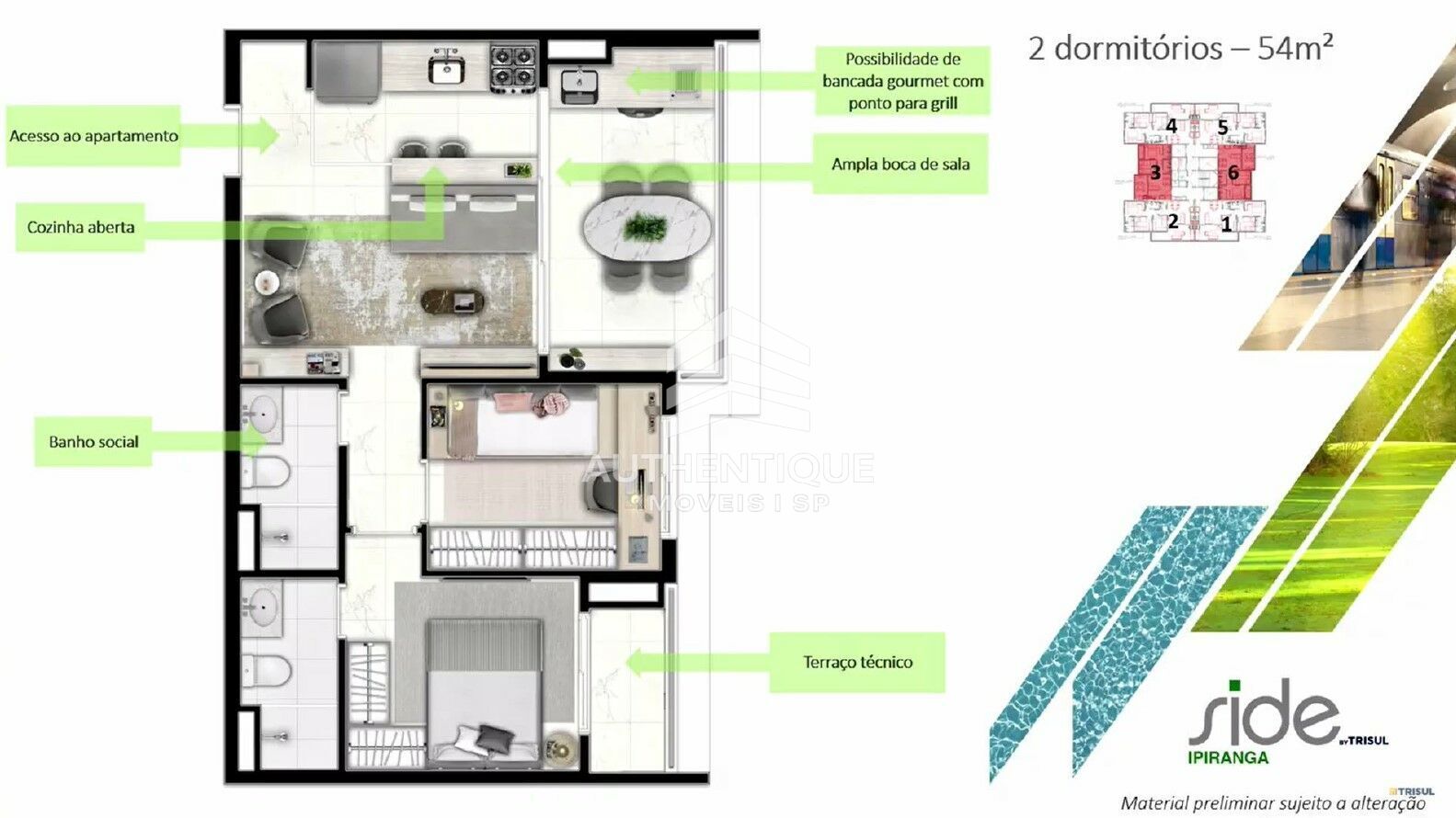 Apartamento, 2 quartos, 55 m² - Foto 50