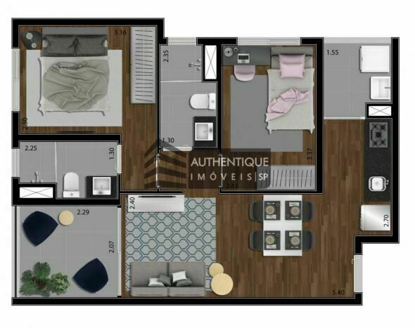 Apartamento à venda com 2 quartos, 86m² - Foto 36