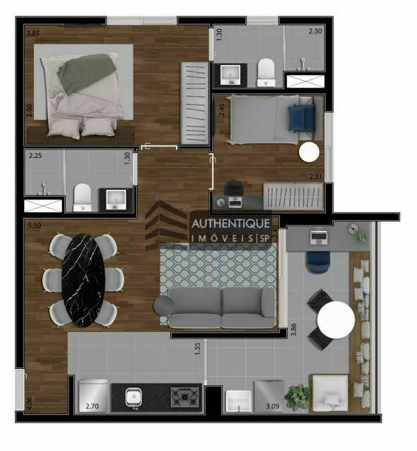 Apartamento à venda com 2 quartos, 86m² - Foto 35