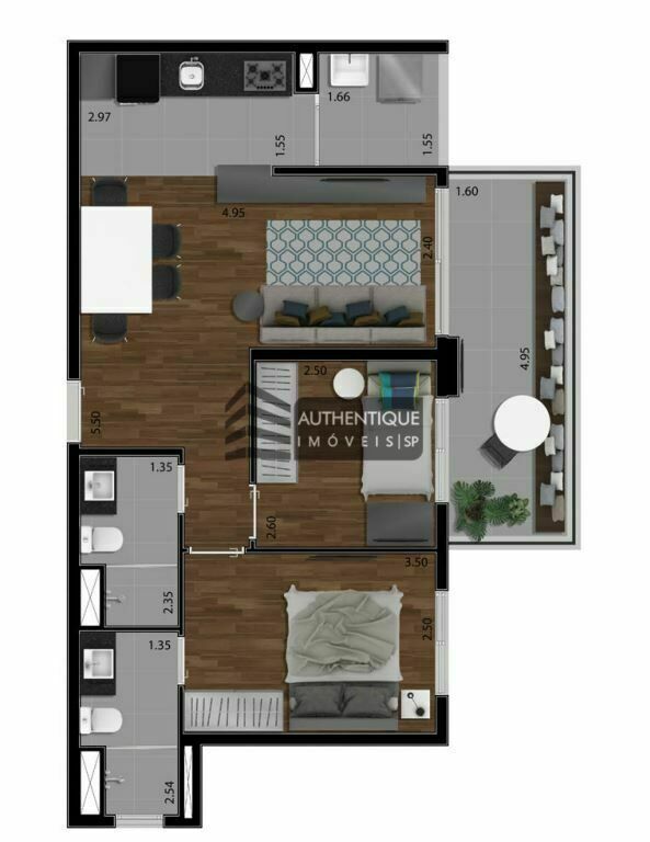 Apartamento à venda com 2 quartos, 86m² - Foto 38