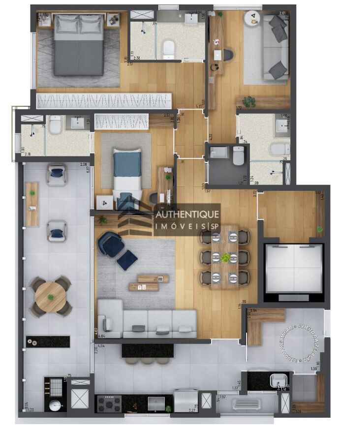 Apartamento à venda com 3 quartos, 121m² - Foto 41