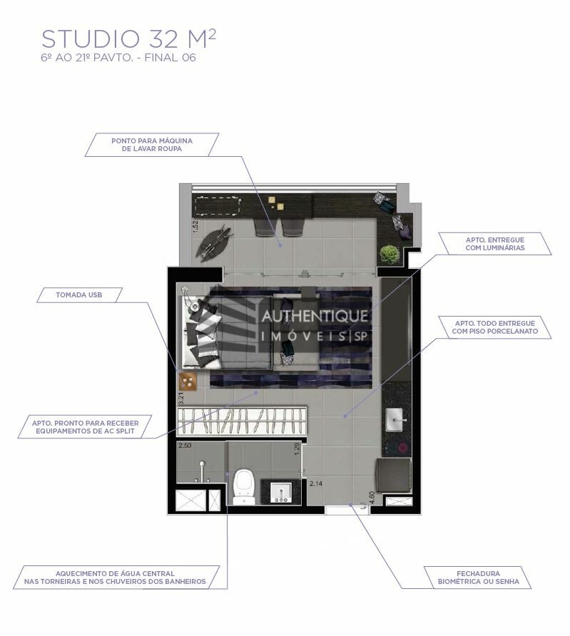 Apartamento à venda com 1 quarto, 30m² - Foto 46