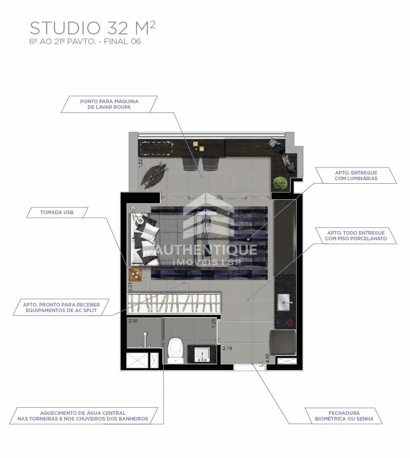 Apartamento, 1 quarto, 30 m² - Foto 46