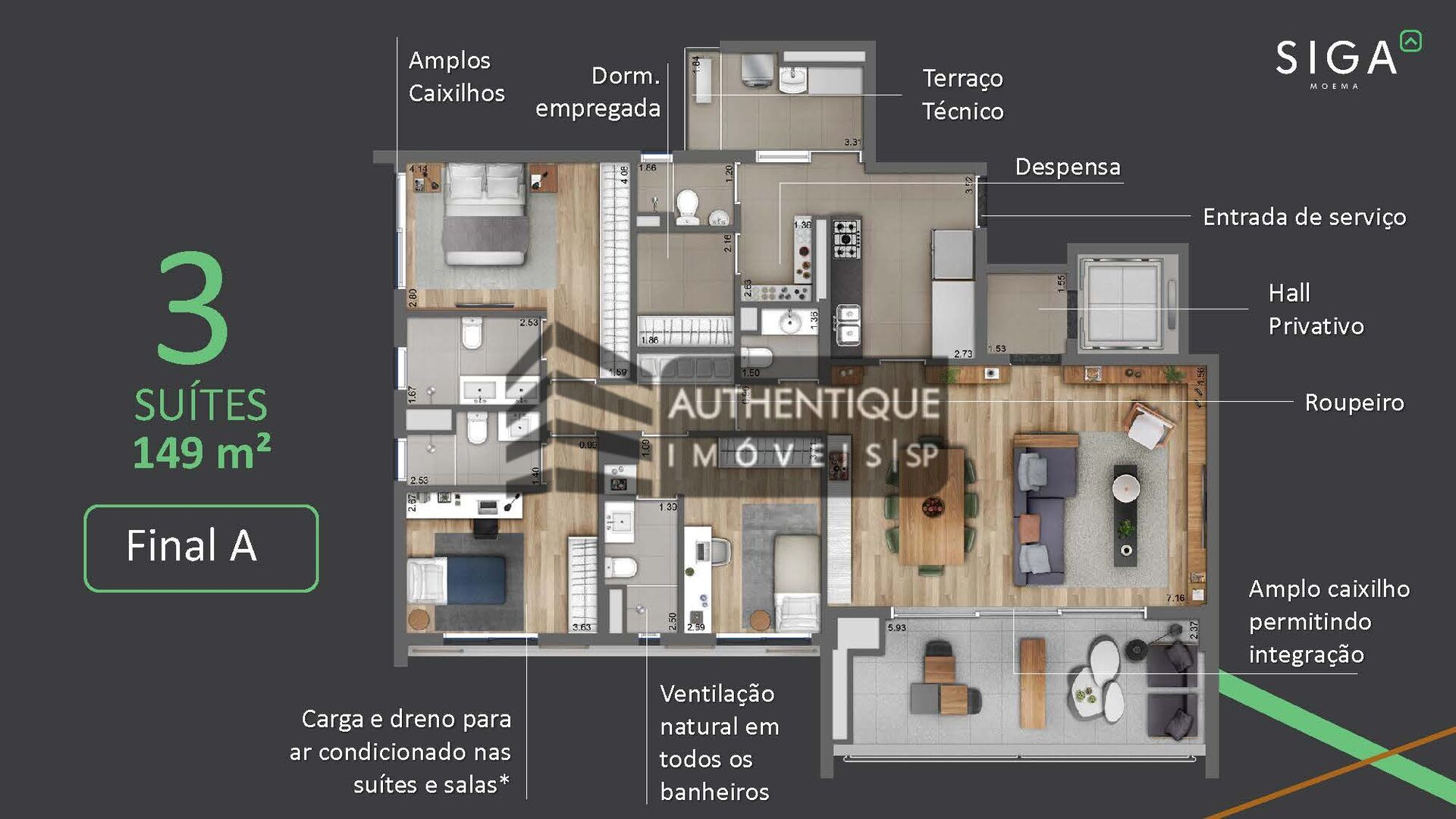 Apartamento à venda com 3 quartos, 149m² - Foto 35