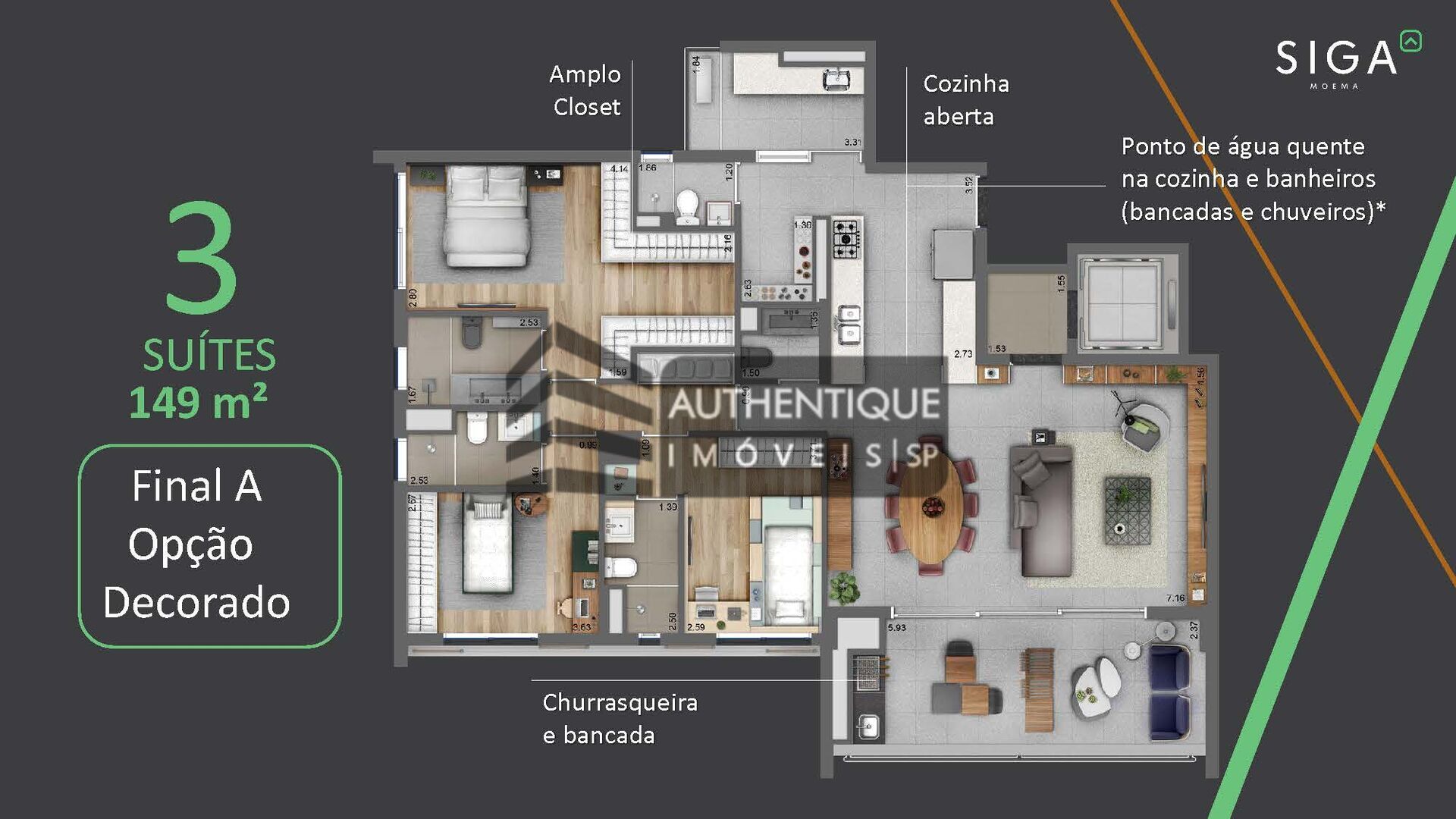 Apartamento à venda com 3 quartos, 149m² - Foto 36