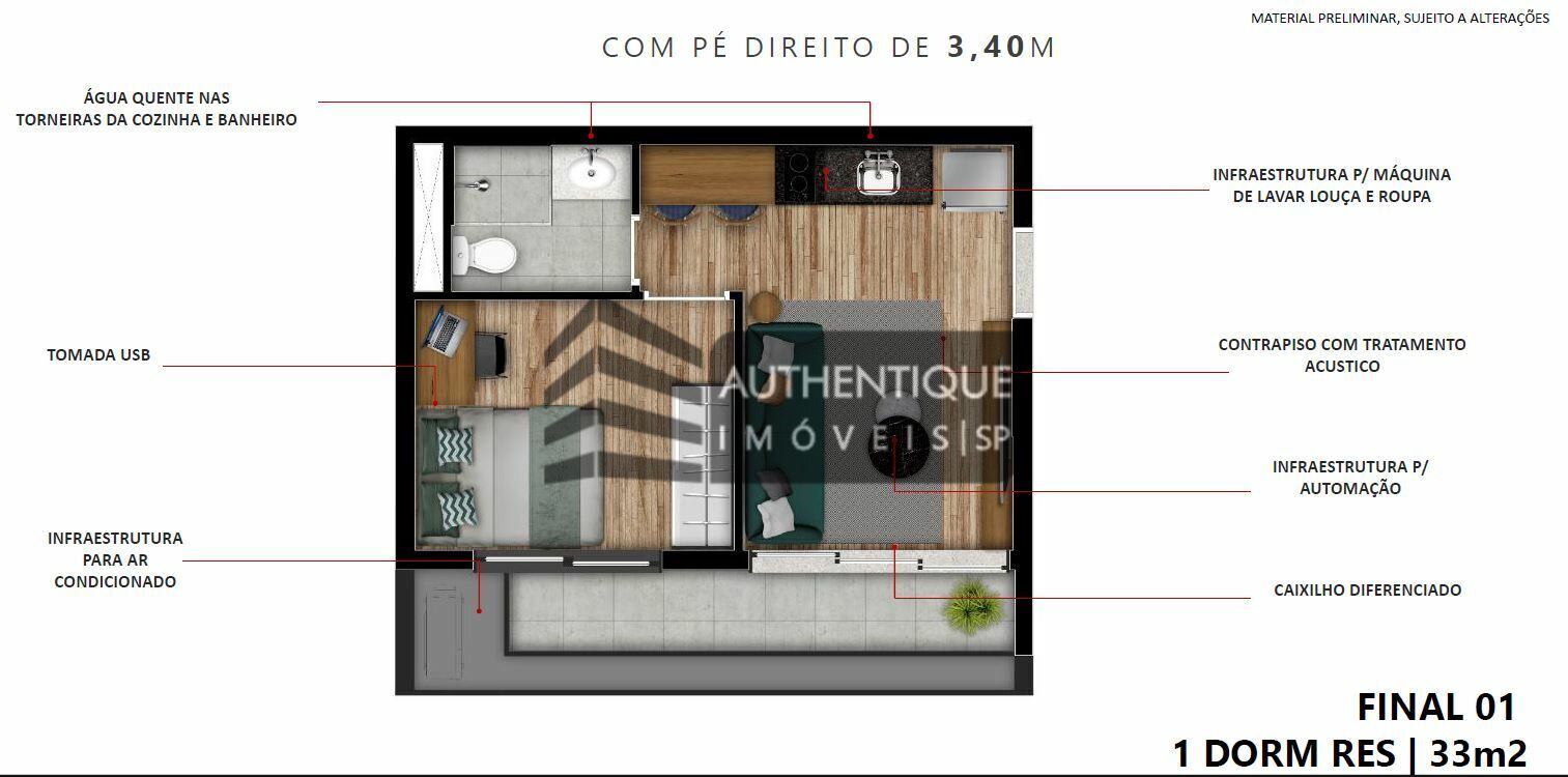 Apartamento à venda com 2 quartos, 67m² - Foto 21