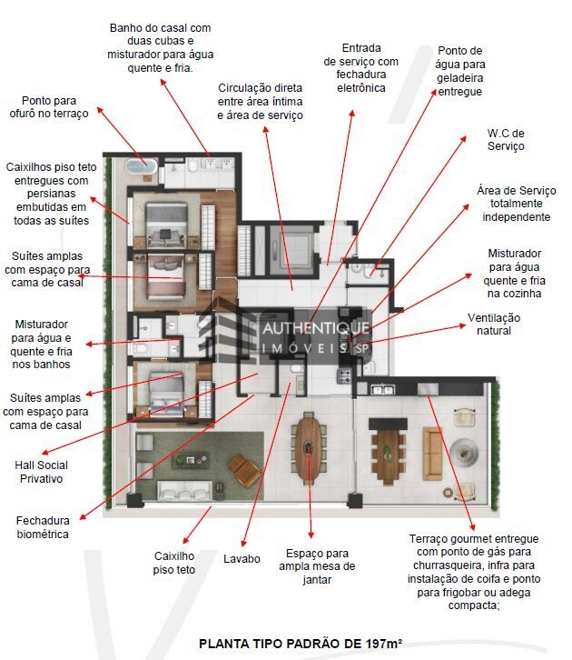 Apartamento à venda com 3 quartos, 197m² - Foto 48