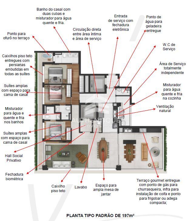 Apartamento, 3 quartos, 197 m² - Foto 48