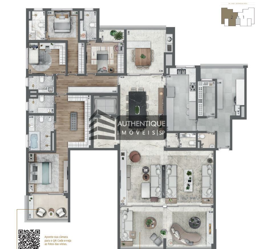 Apartamento à venda com 4 quartos, 308m² - Foto 28