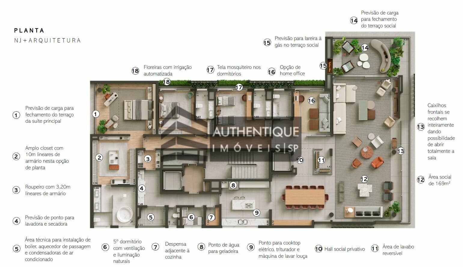 Cobertura à venda com 4 quartos, 620m² - Foto 19