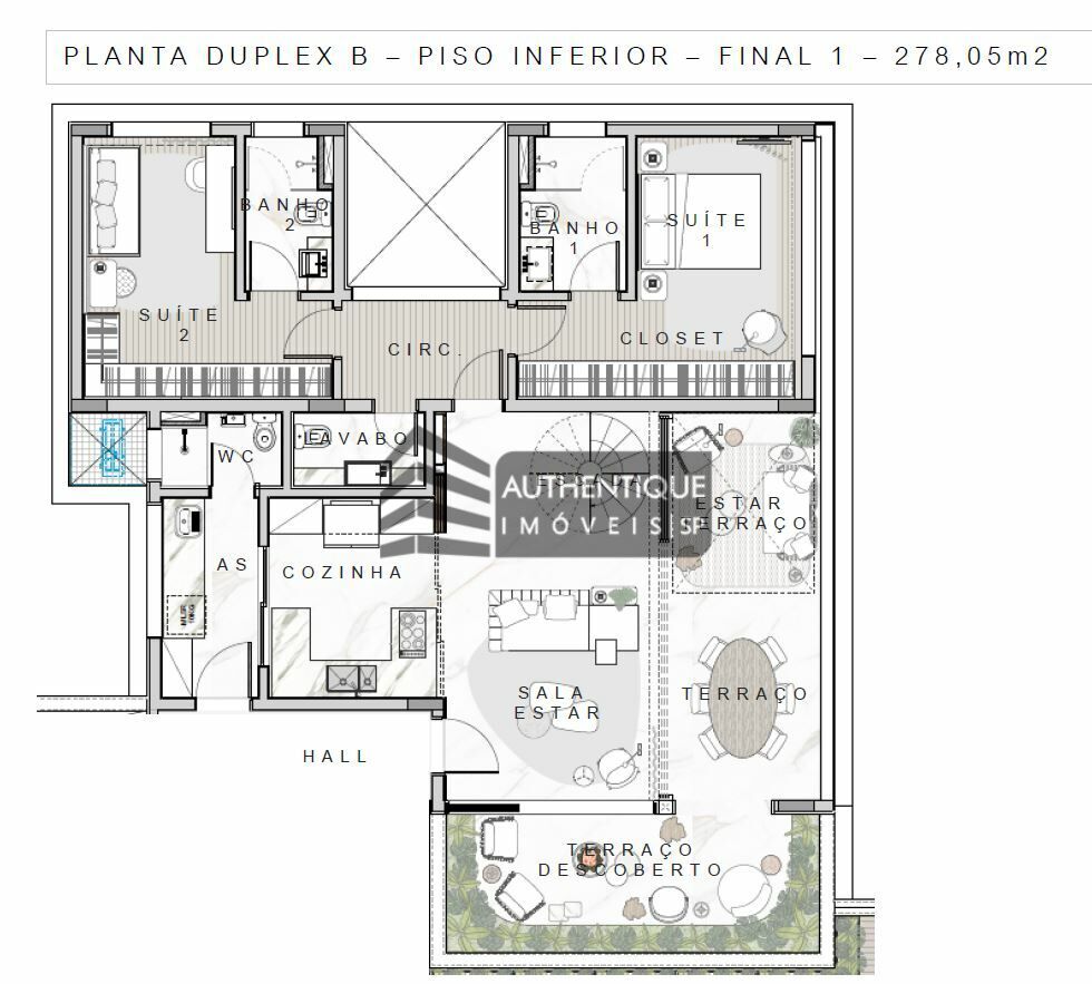 Apartamento à venda com 2 quartos, 147m² - Foto 23