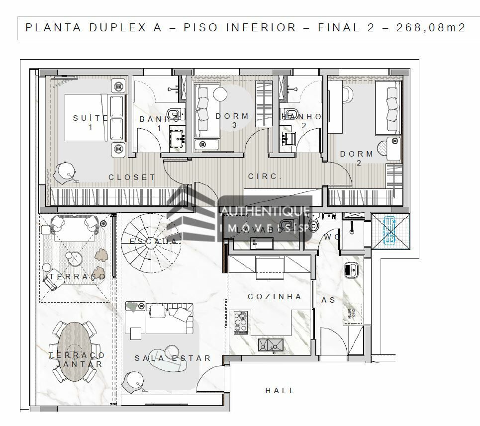 Apartamento à venda com 2 quartos, 147m² - Foto 20