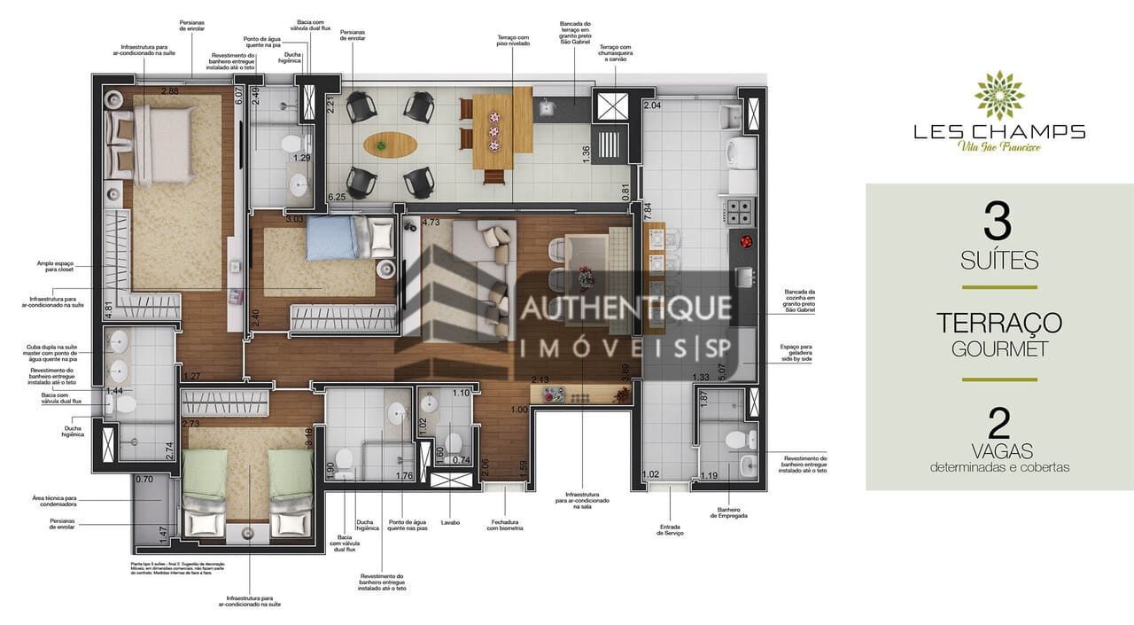 Apartamento à venda com 3 quartos, 116m² - Foto 43