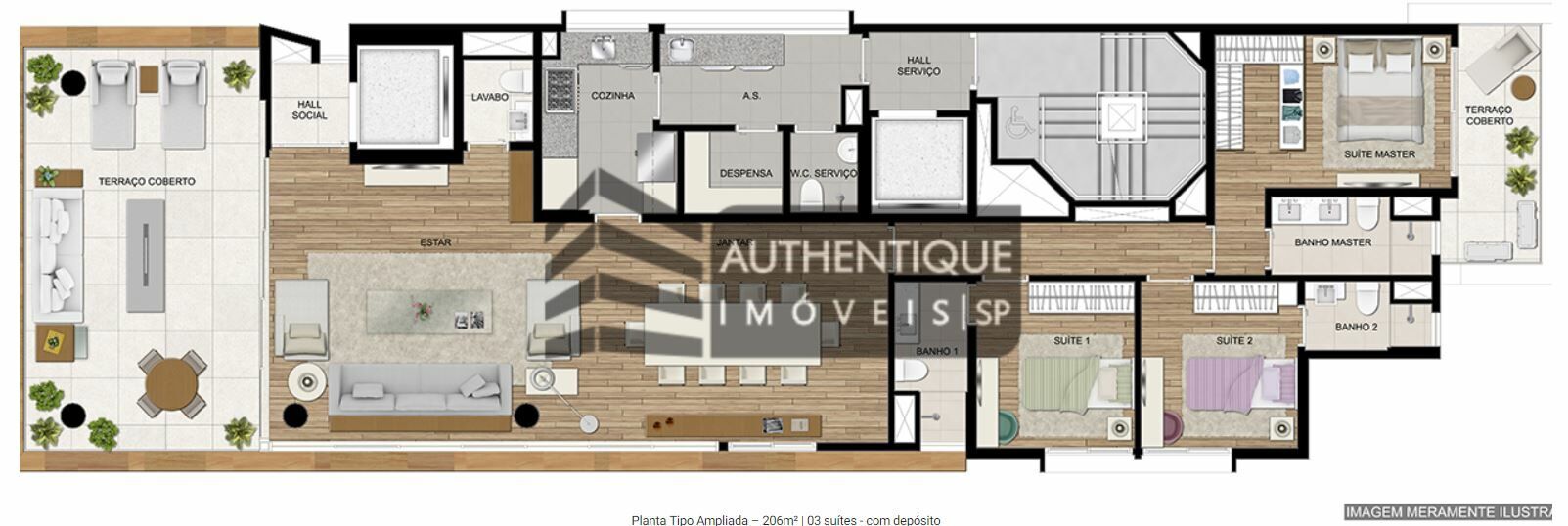 Apartamento à venda com 3 quartos, 205m² - Foto 31