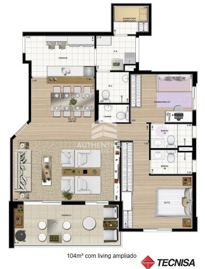 Apartamento, 2 quartos, 104 m² - Foto 20