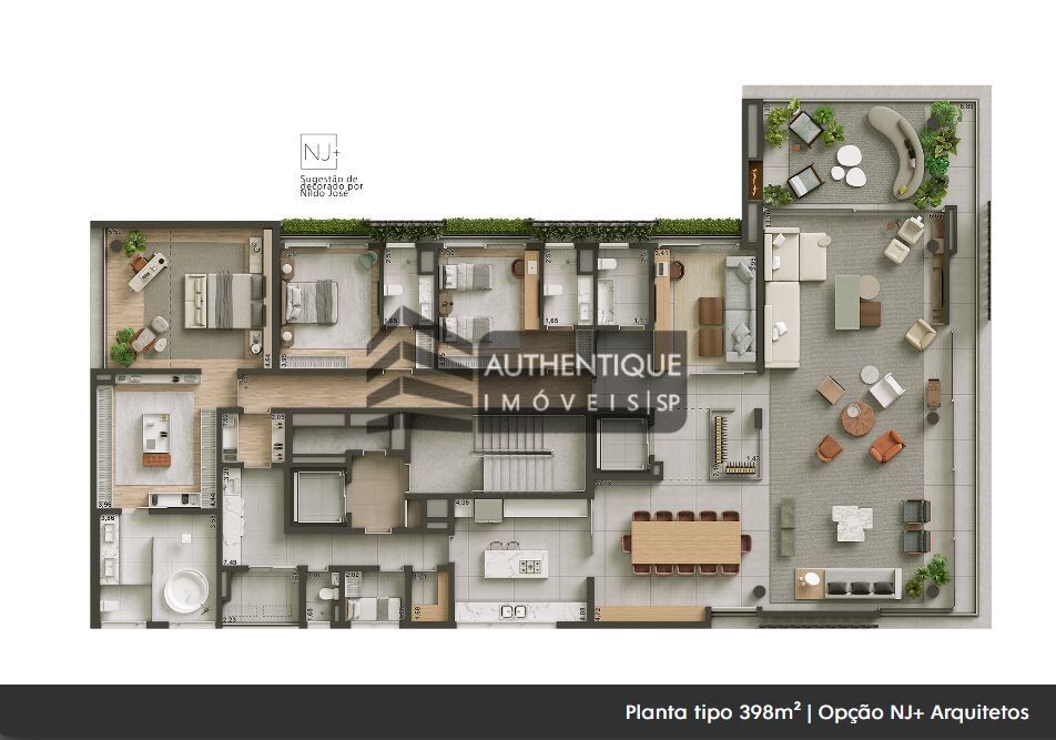 Apartamento à venda com 4 quartos, 398m² - Foto 13