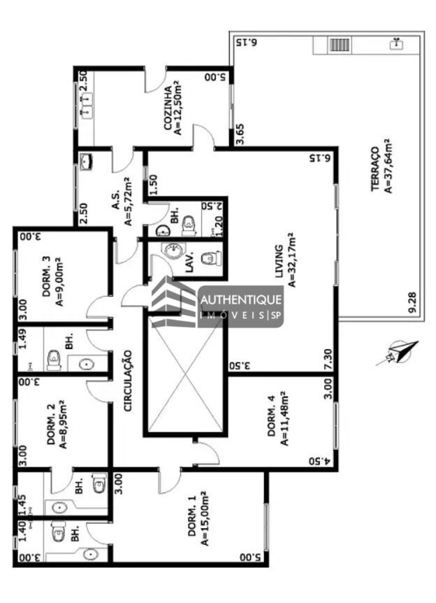 Apartamento à venda com 4 quartos, 170m² - Foto 15