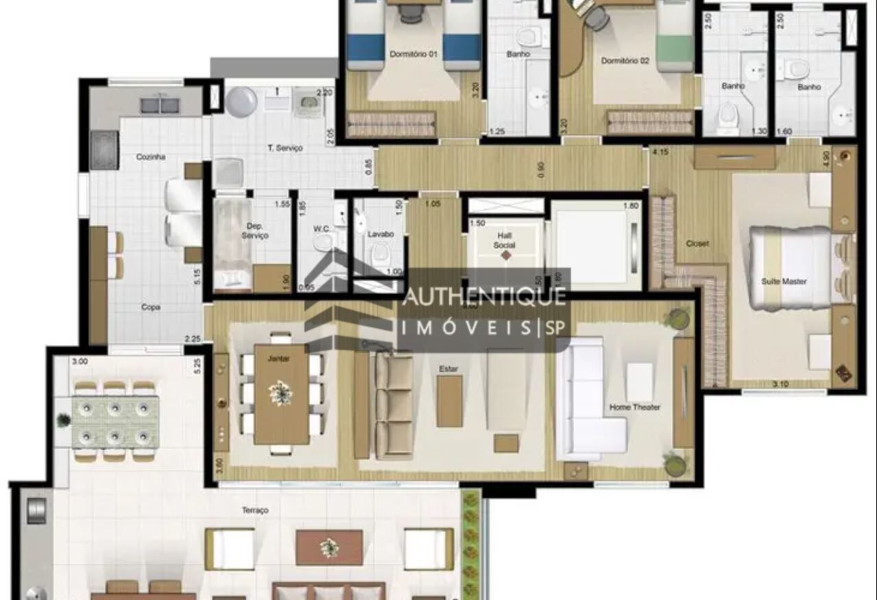 Apartamento à venda com 4 quartos, 170m² - Foto 16