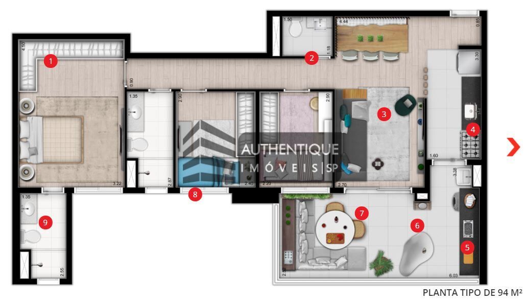 Apartamento à venda com 3 quartos, 89m² - Foto 21