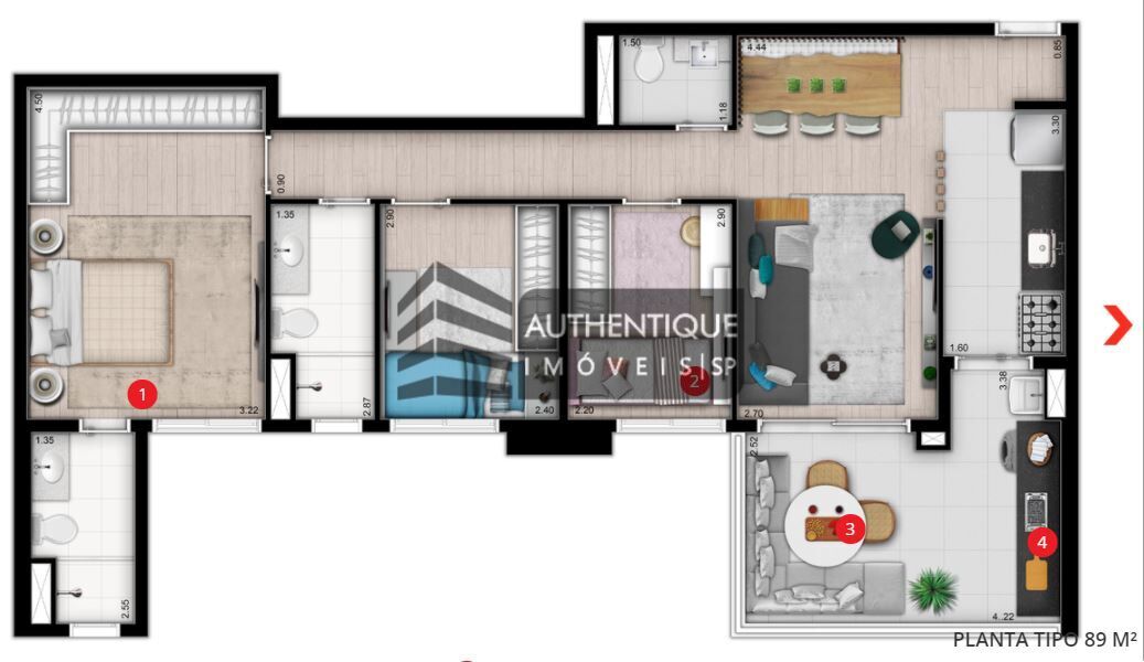 Apartamento à venda com 3 quartos, 89m² - Foto 20