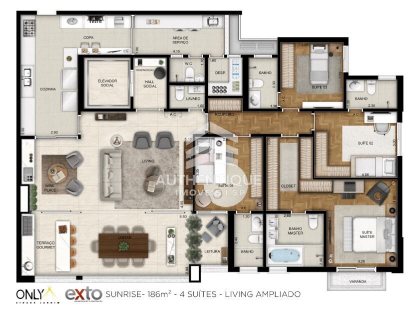 Apartamento, 4 quartos, 211 m² - Foto 32