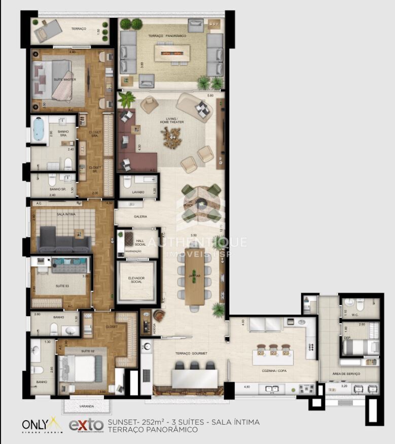 Apartamento, 4 quartos, 211 m² - Foto 37