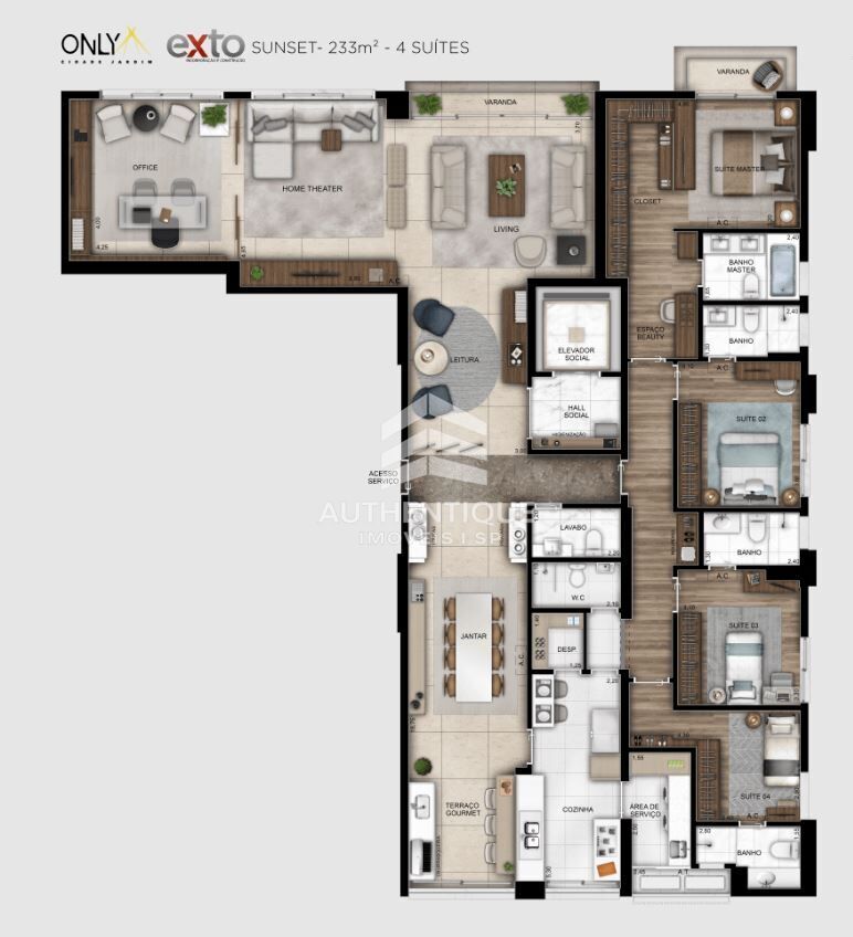 Apartamento, 4 quartos, 211 m² - Foto 36