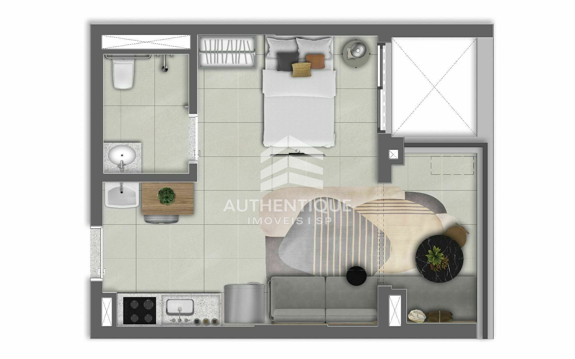 Apartamento, 1 quarto, 30 m² - Foto 16