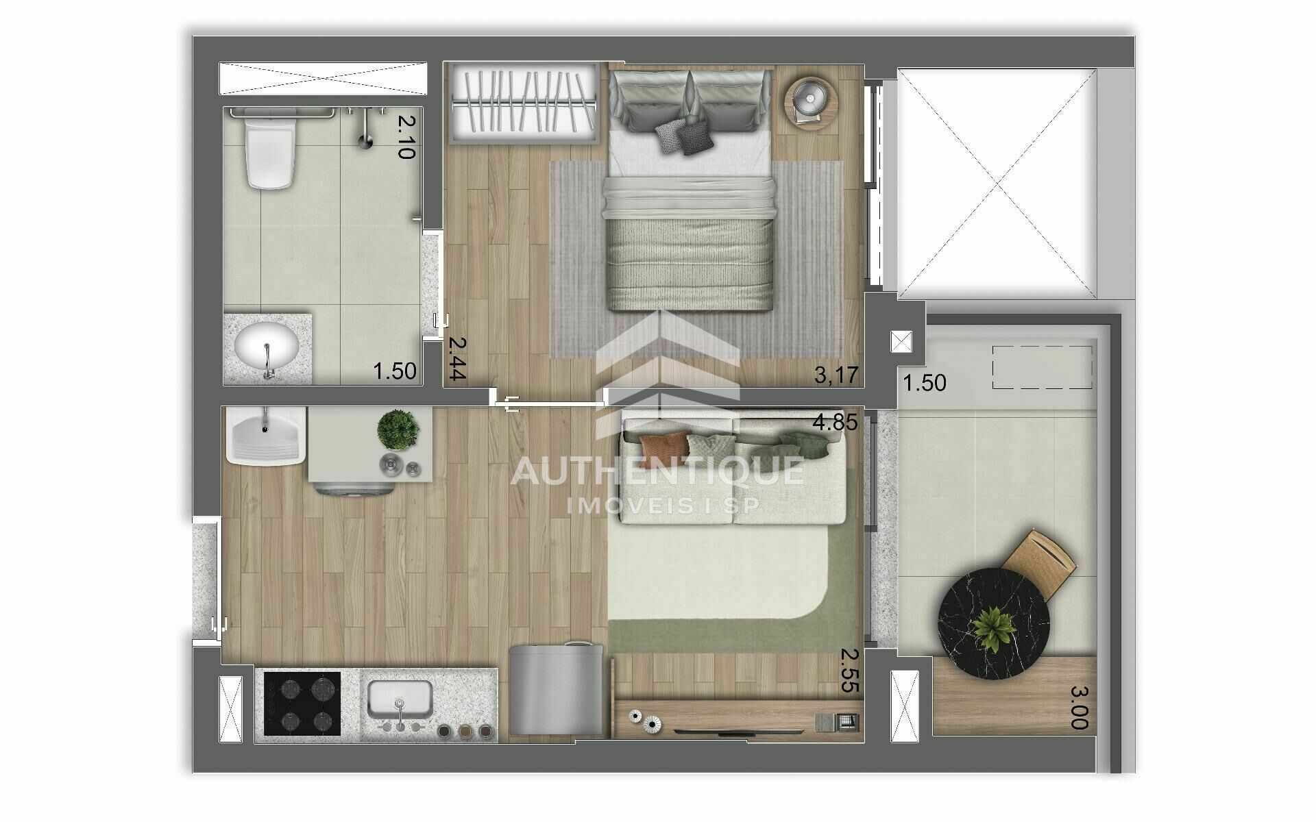 Apartamento, 1 quarto, 30 m² - Foto 18