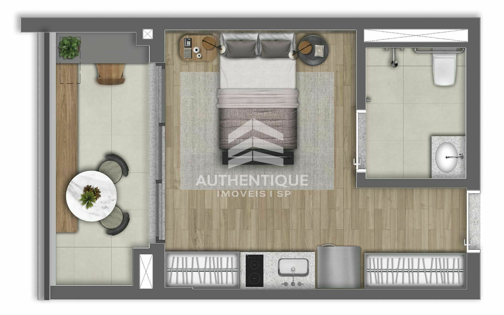 Apartamento, 1 quarto, 30 m² - Foto 17