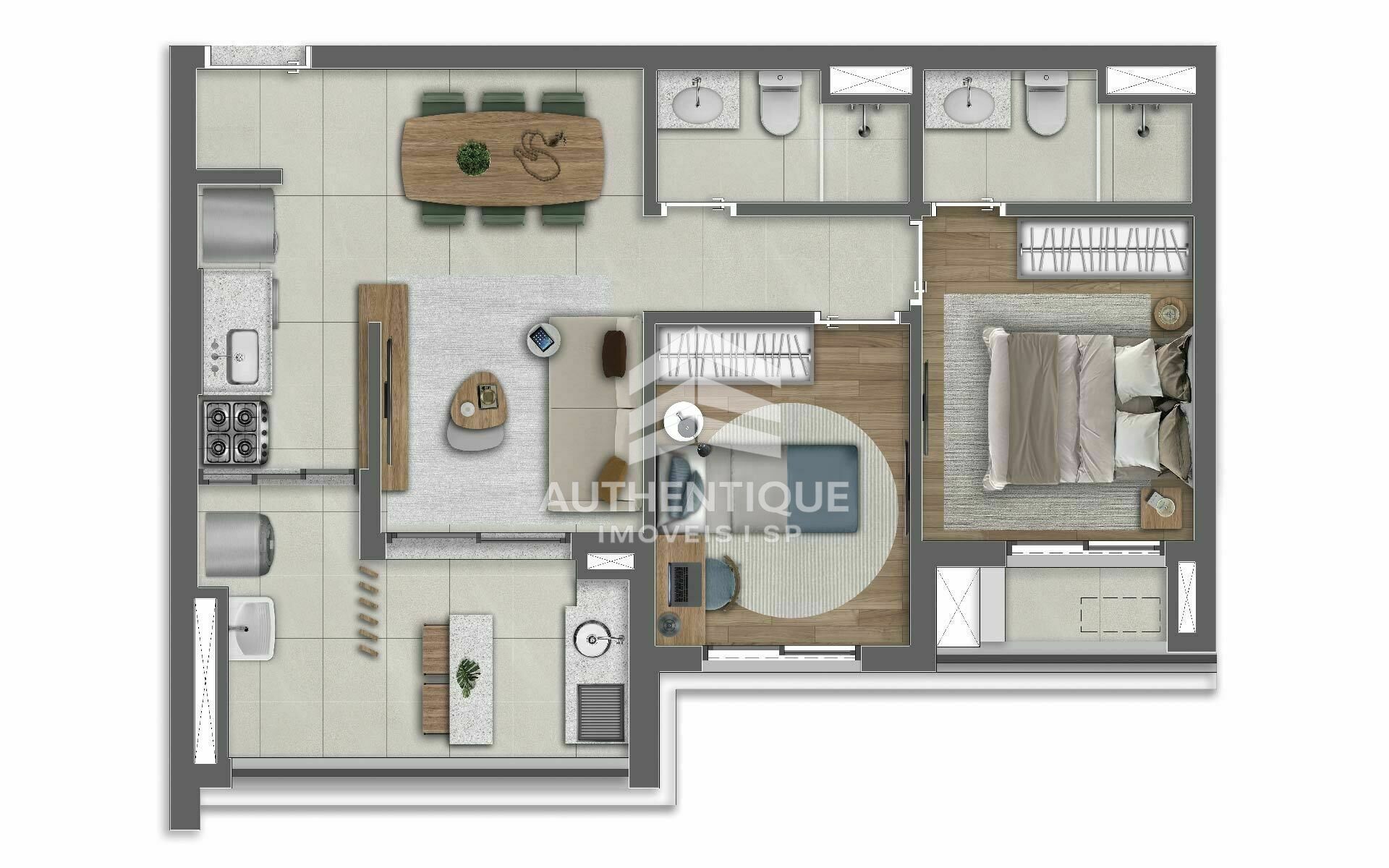 Apartamento, 1 quarto, 30 m² - Foto 19