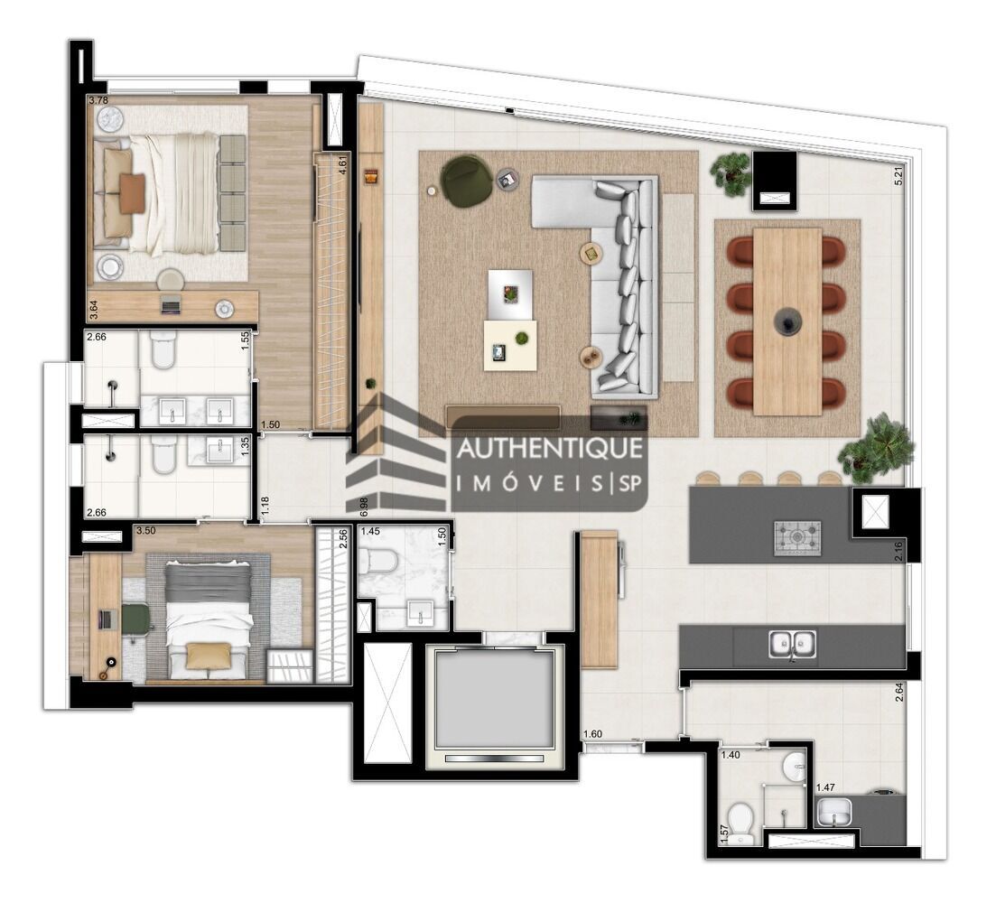 Apartamento à venda com 4 quartos, 185m² - Foto 26