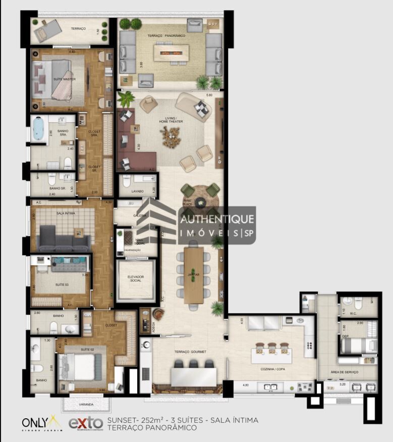 Apartamento, 4 quartos, 186 m² - Foto 37