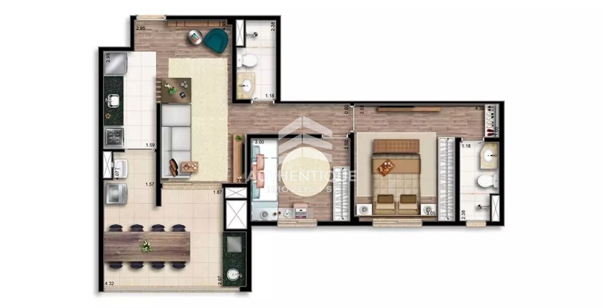 Apartamento, 2 quartos, 68 m² - Foto 15