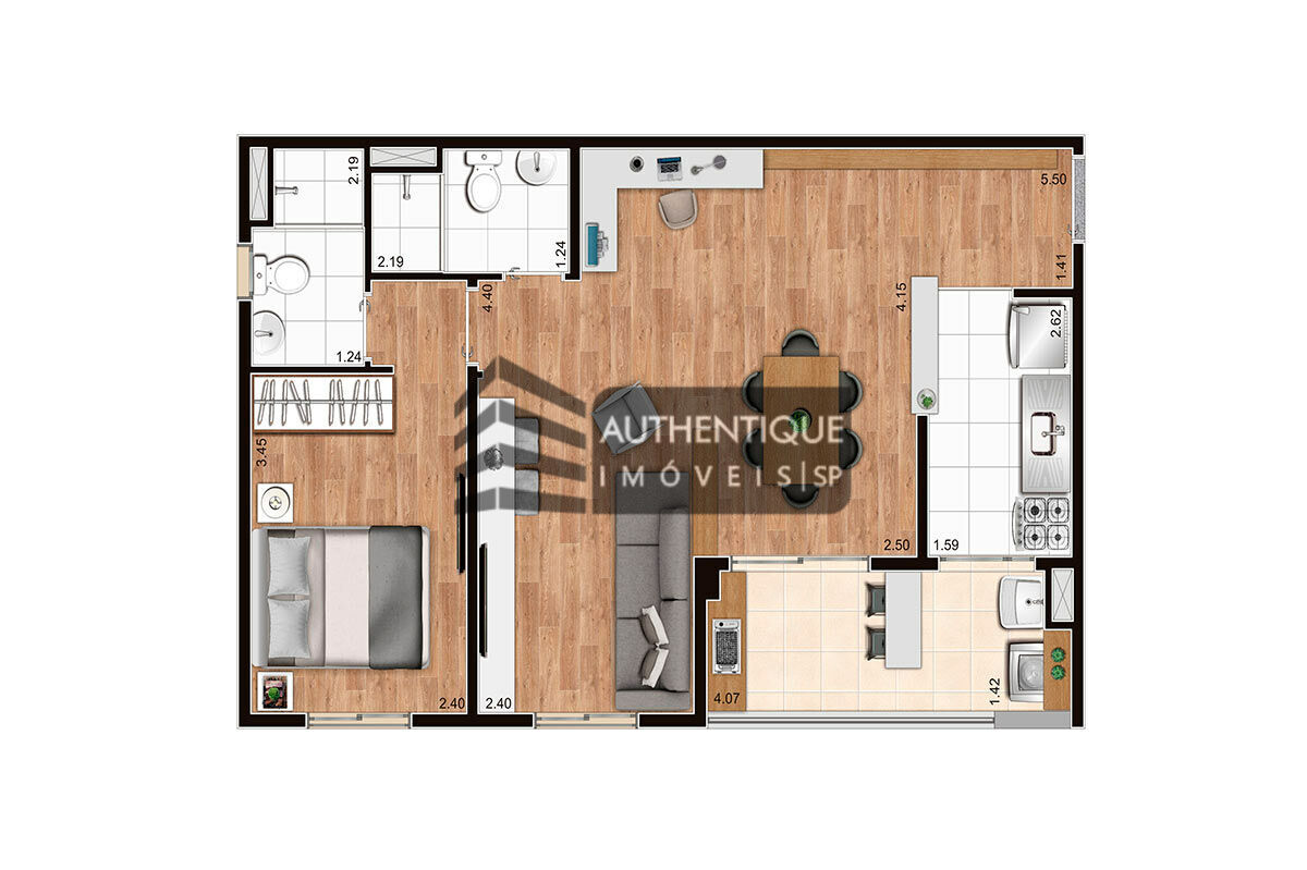 Apartamento à venda com 2 quartos, 37m² - Foto 24