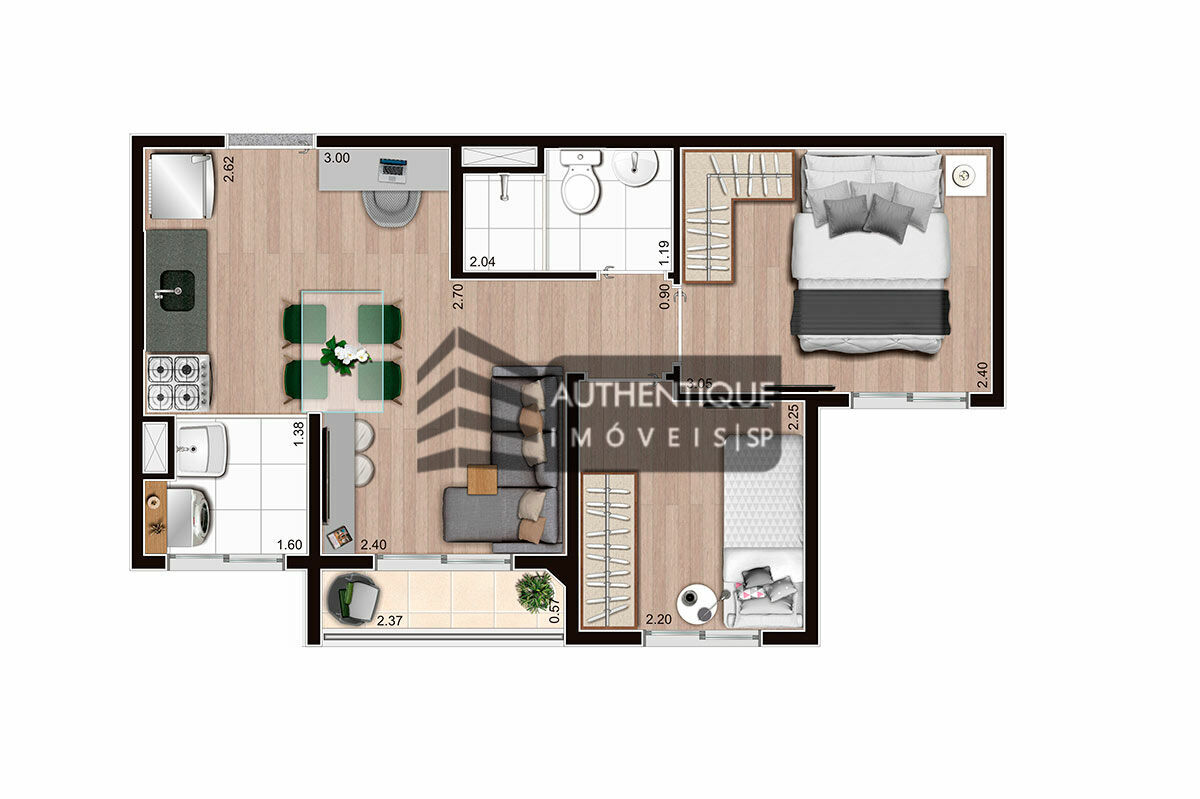 Apartamento à venda com 2 quartos, 37m² - Foto 18