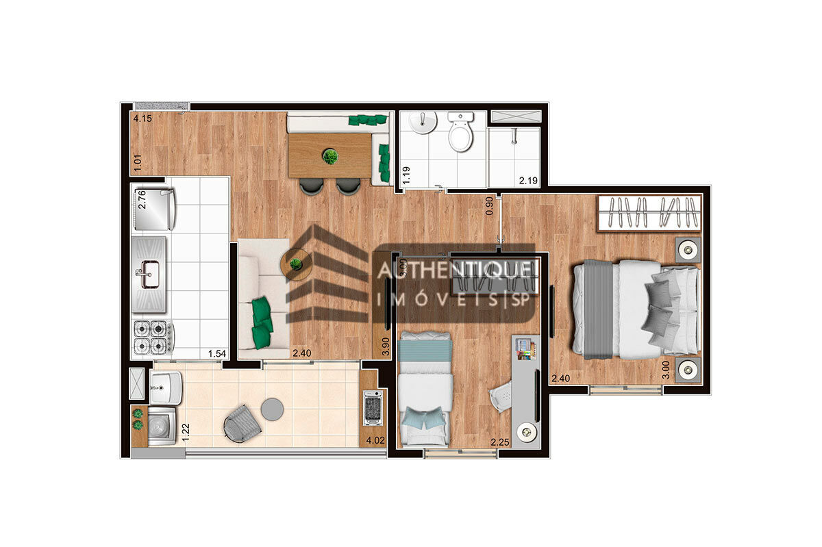 Apartamento à venda com 2 quartos, 37m² - Foto 23