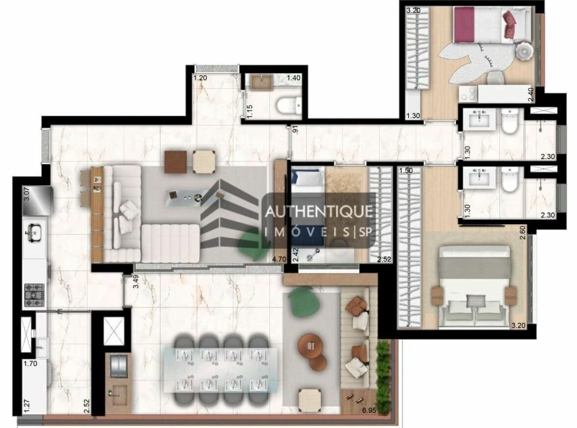 Apartamento à venda com 3 quartos, 105m² - Foto 36