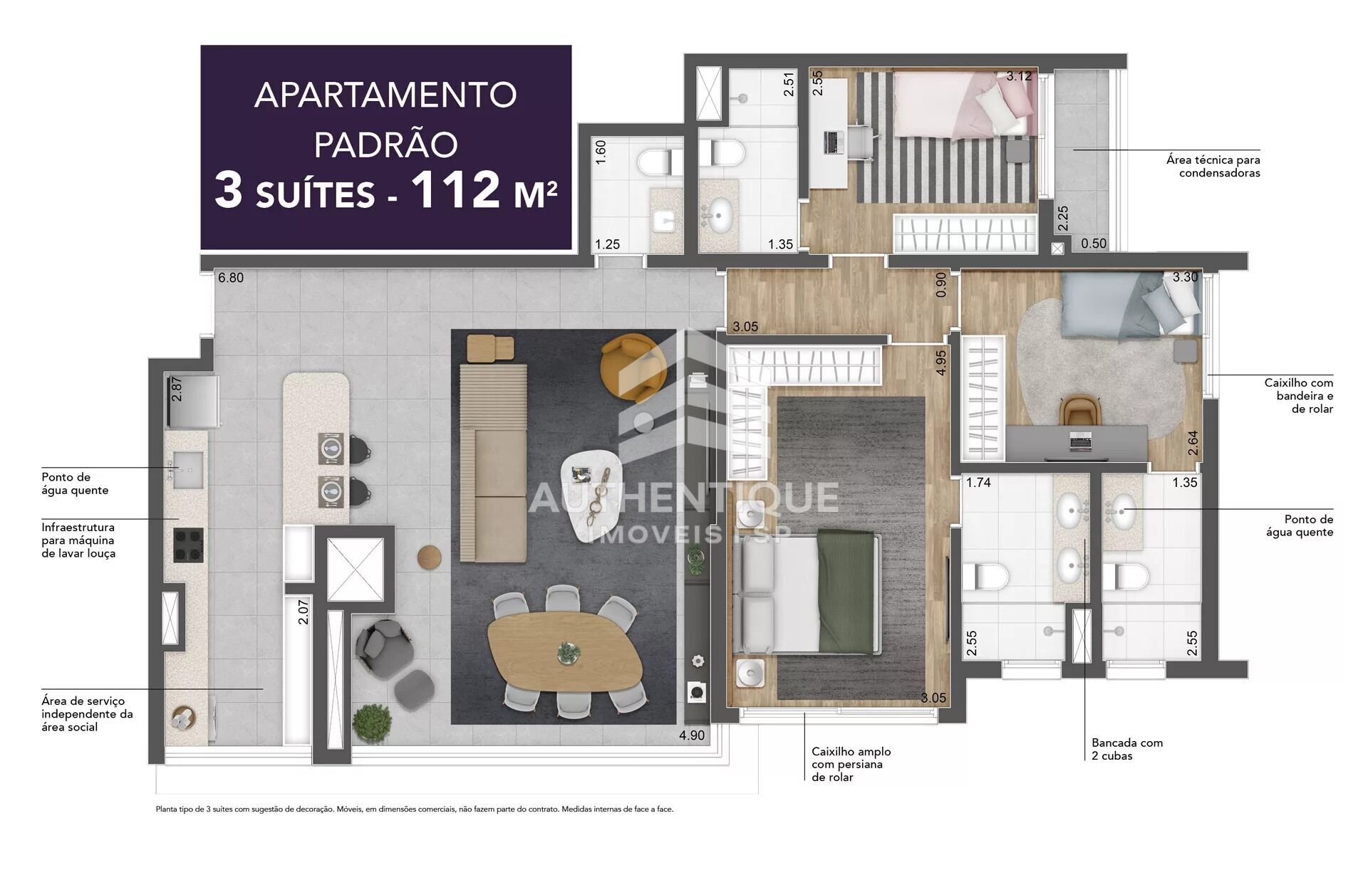Apartamento, 3 quartos, 112 m² - Foto 14
