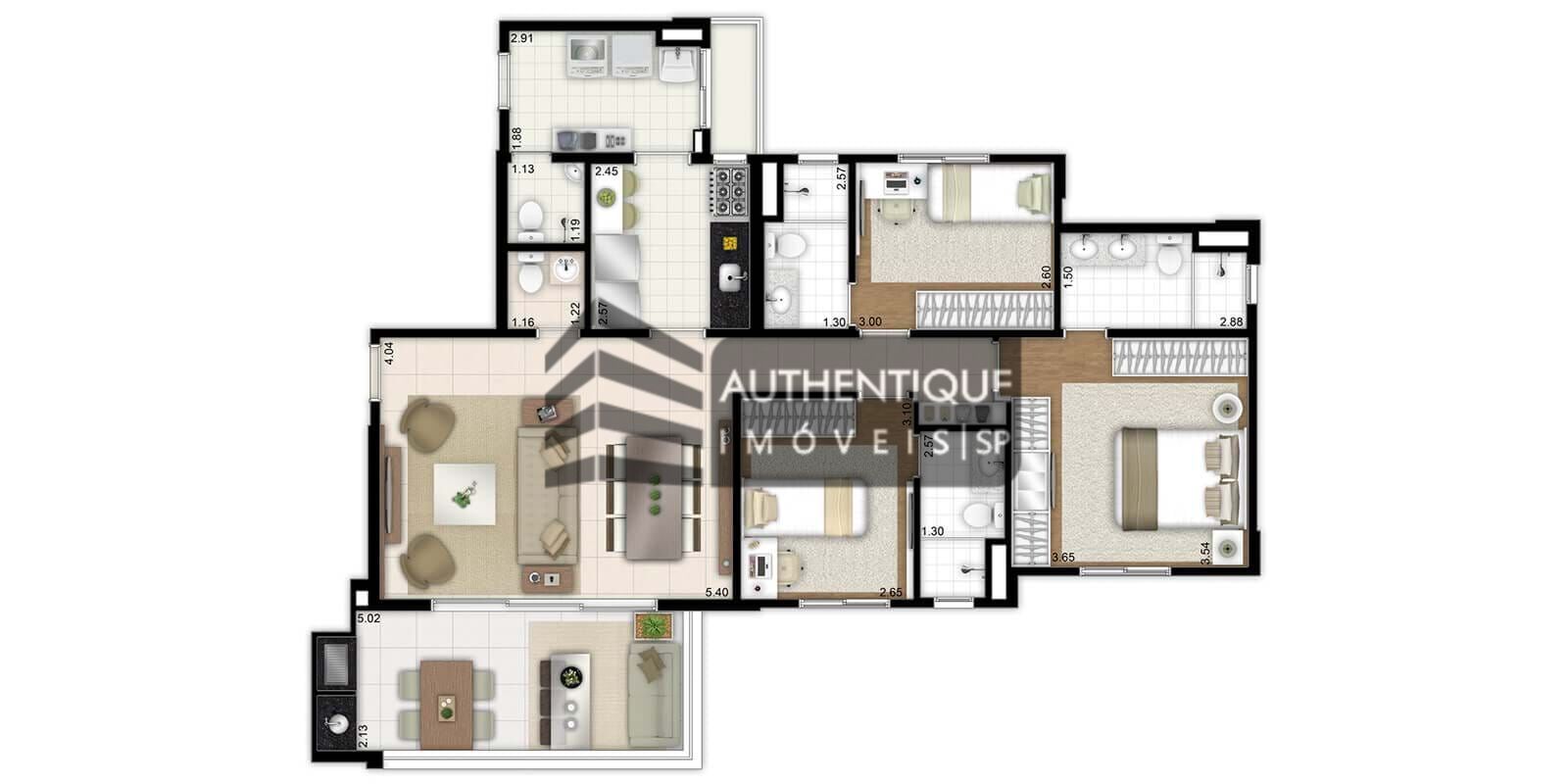 Apartamento à venda com 3 quartos, 109m² - Foto 27