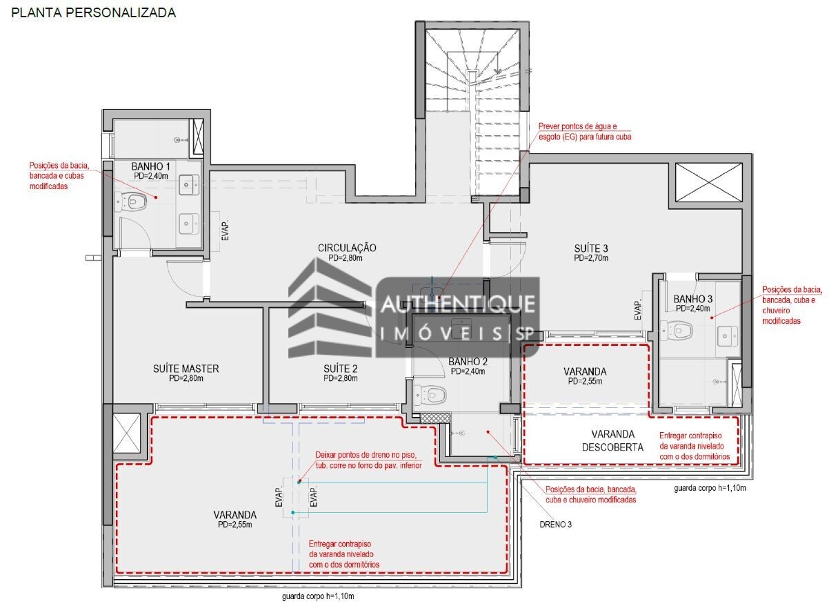 Cobertura à venda com 3 quartos, 256m² - Foto 6