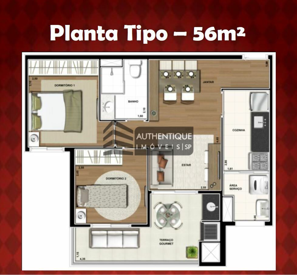 Apartamento à venda com 2 quartos, 56m² - Foto 51