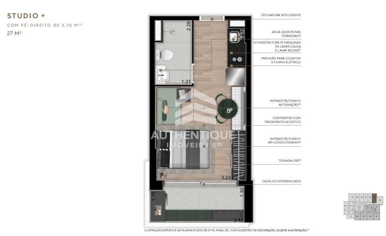 Apartamento, 1 quarto, 34 m² - Foto 11