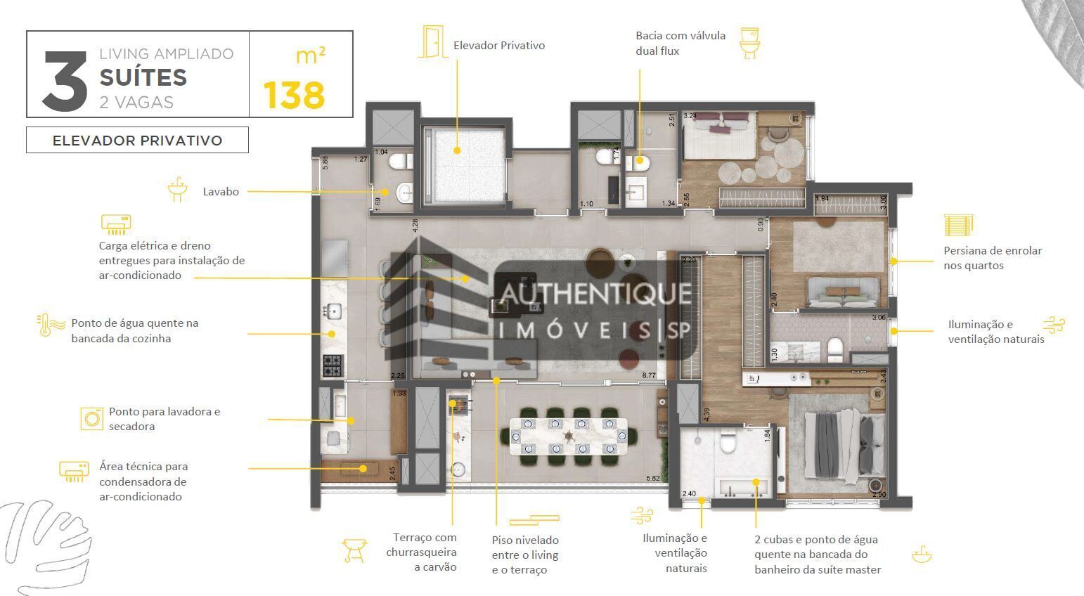Apartamento à venda com 3 quartos, 82m² - Foto 37