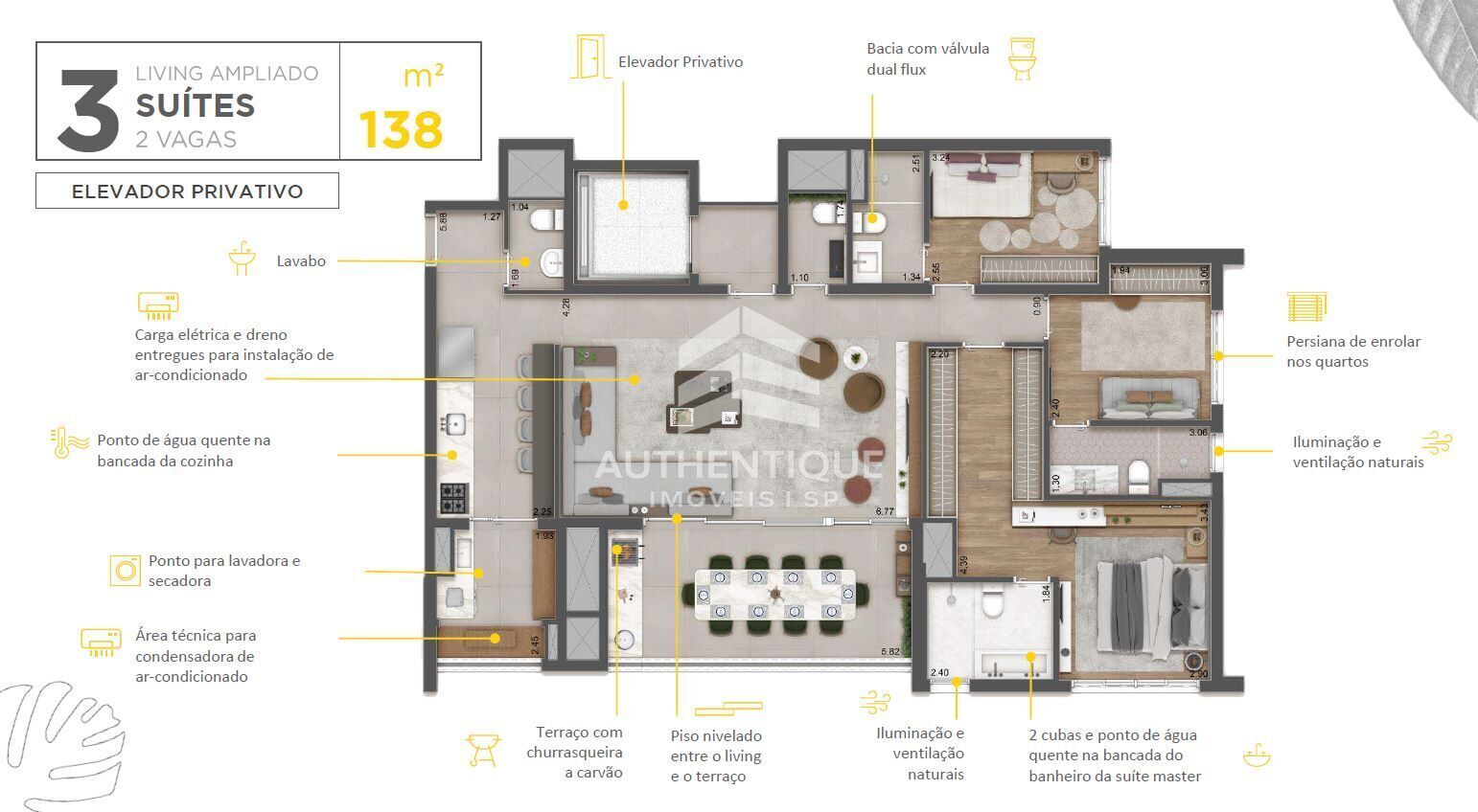 Apartamento, 3 quartos, 82 m² - Foto 37