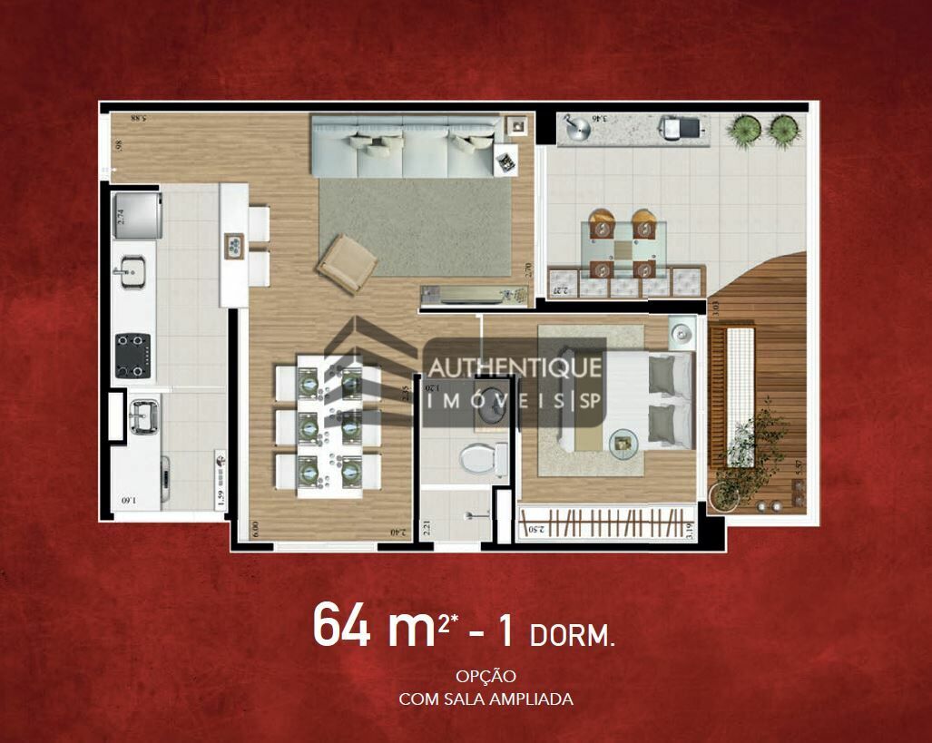 Apartamento à venda com 2 quartos, 64m² - Foto 23