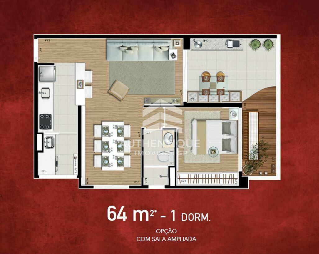 Apartamento, 2 quartos, 64 m² - Foto 23