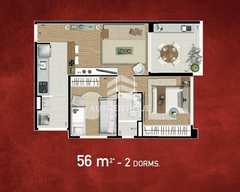 Apartamento, 2 quartos, 64 m² - Foto 22
